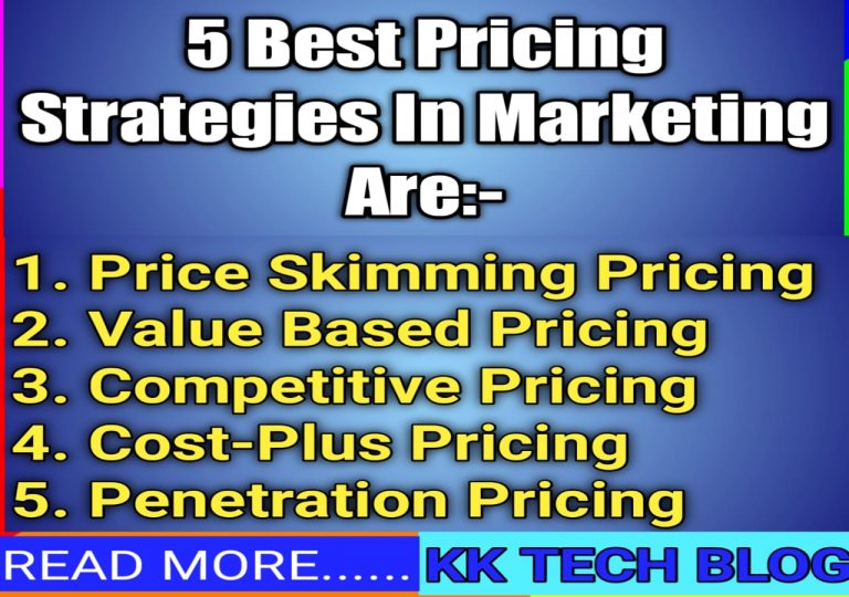 major pricing strategies in marketing